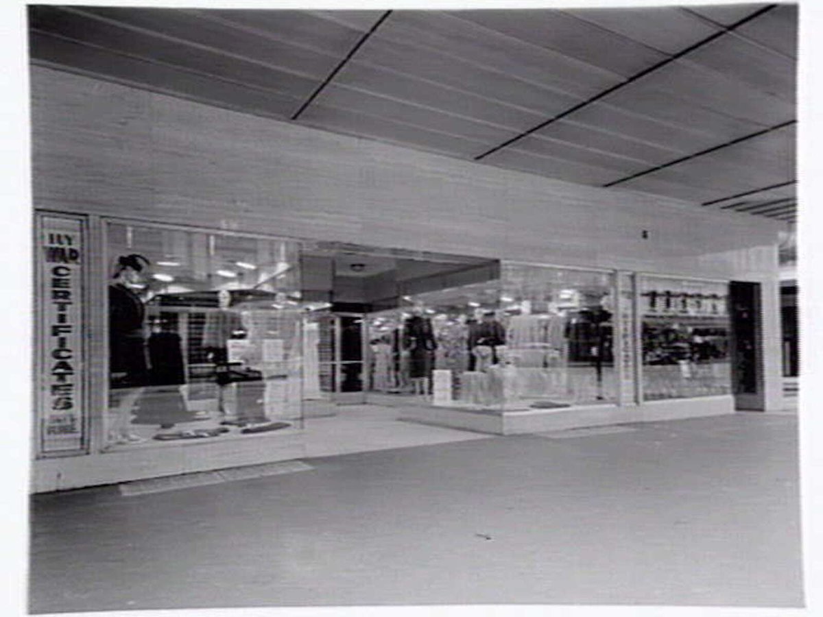 Renee Rose Frocks, 125 Swanston Street, Melbourne in the front of the Century Building, Melbourne City (c. 1941)