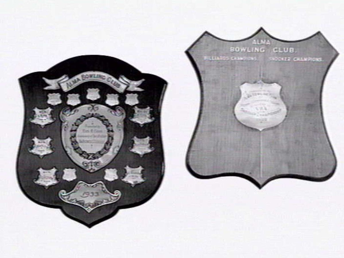Shields from the Alma Bowling and Tennis Club, Wilkes Street, North Caulfield, Caulfield North (c. 1945)