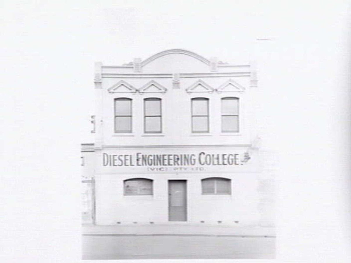 Diesel Engineering College, 516 Flinders St., Melbourne, Melbourne City (1949)