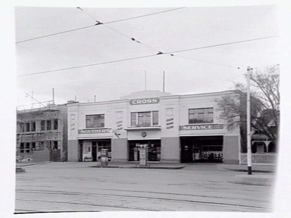 Southern Cross Service Station, 391 St.Kilda Road, Melbourne (1949)