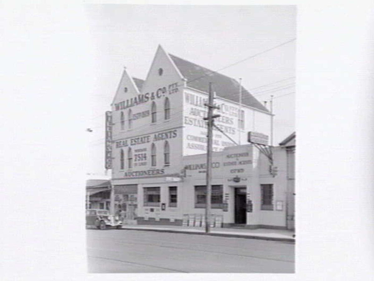 Williams & Co. Real Estate Agents, 161 Toorak Road, South Yarra (c. 1950)