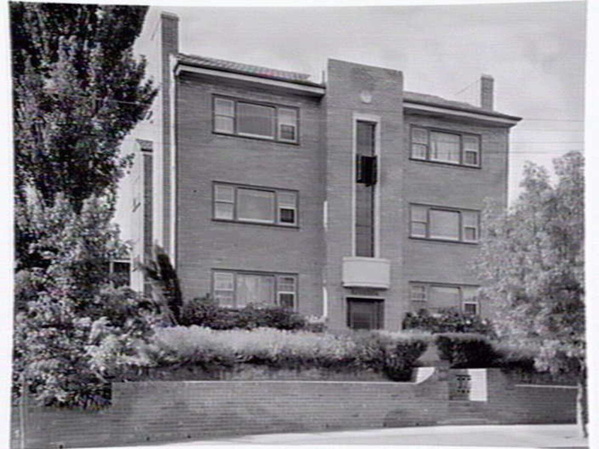 "Ailsdon" apartments, possibly in South Yarra or Toorak (c. 1953)