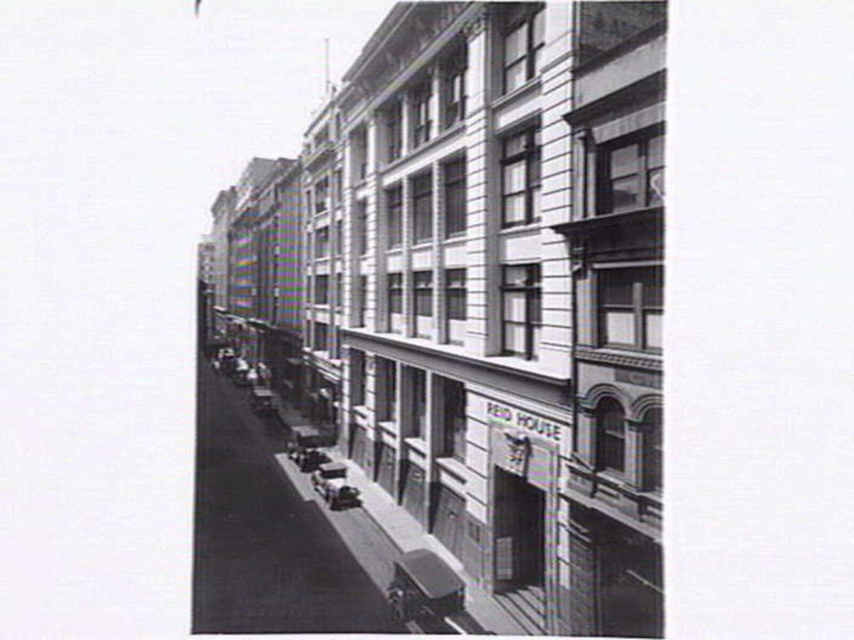Exterior Reid House, 347 Flinders Lane, Melbourne, Melbourne City (1930–50)