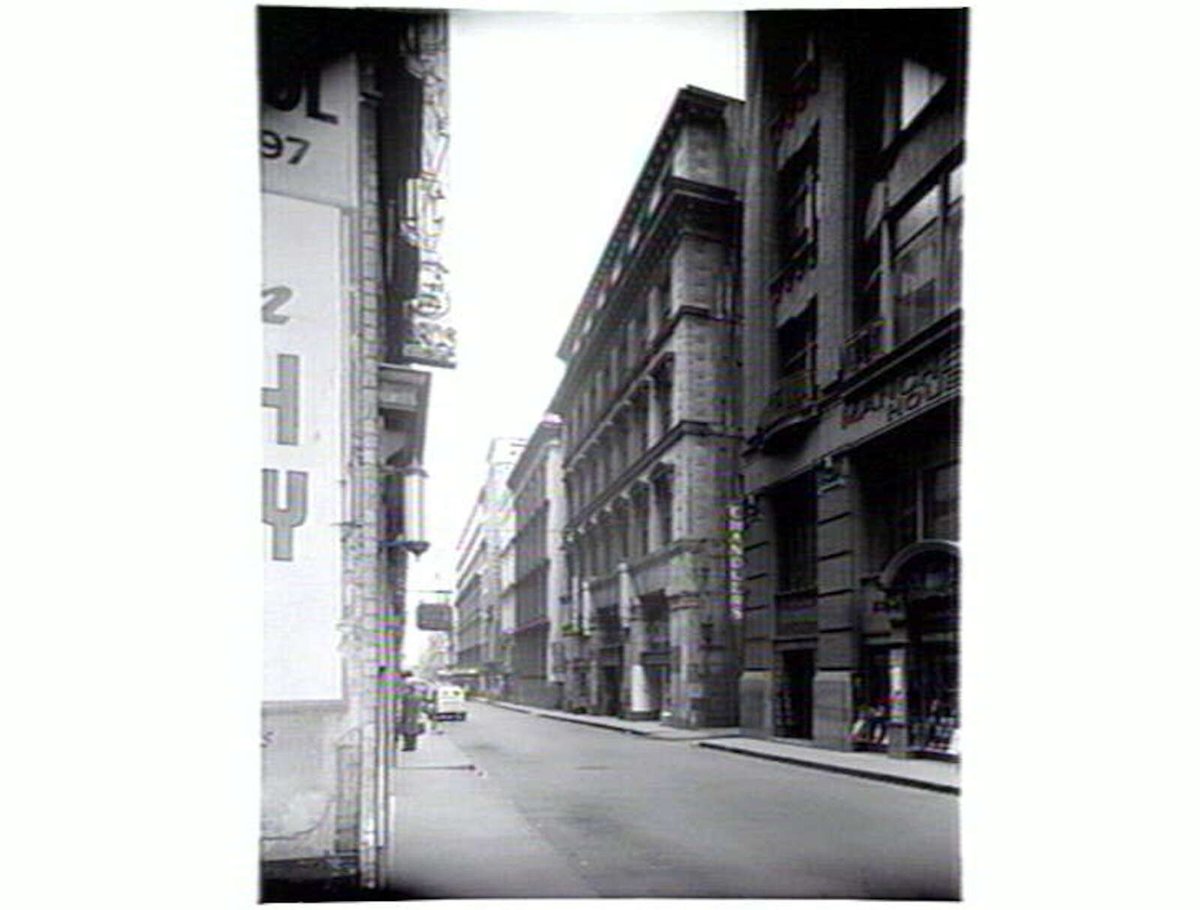 Little Flinders Street, Flinders Way arcade, Melbourne City (1930–50)