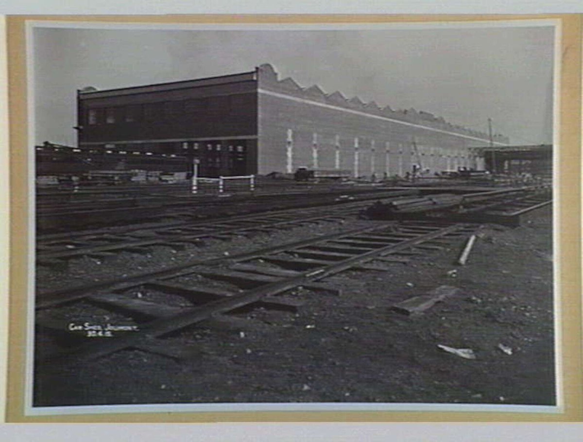 Car Shed, Jolimont. 30.4.15 (1915)