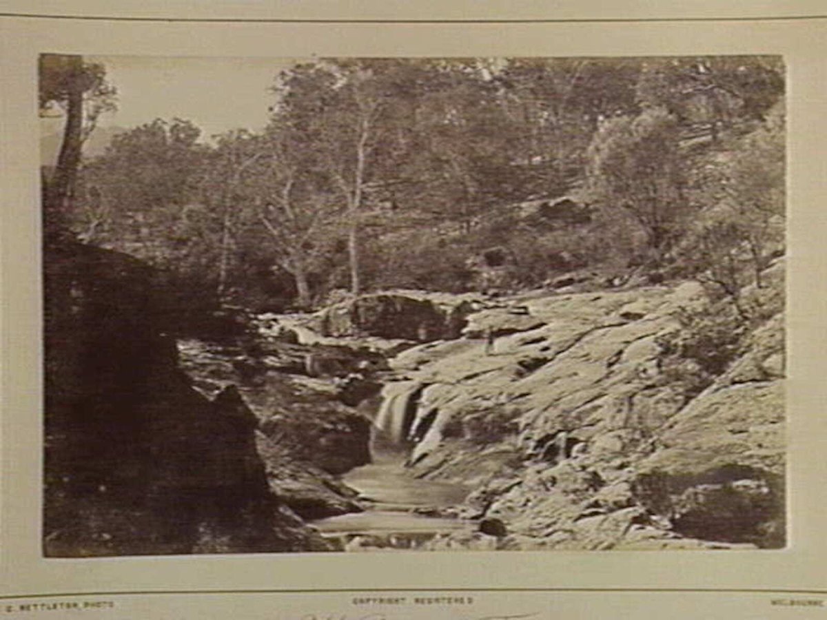Water Fall Big Hill, Seven Creeks, 102 Miles N.E. from Melbourne (1870–80)