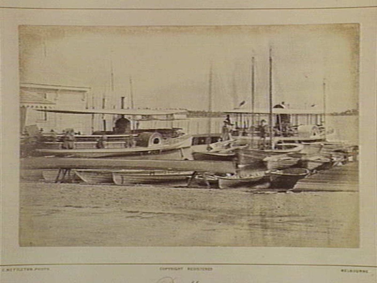 Ballarat. Lake Wendouree 100 Miles N from Melbourne (1870–80)