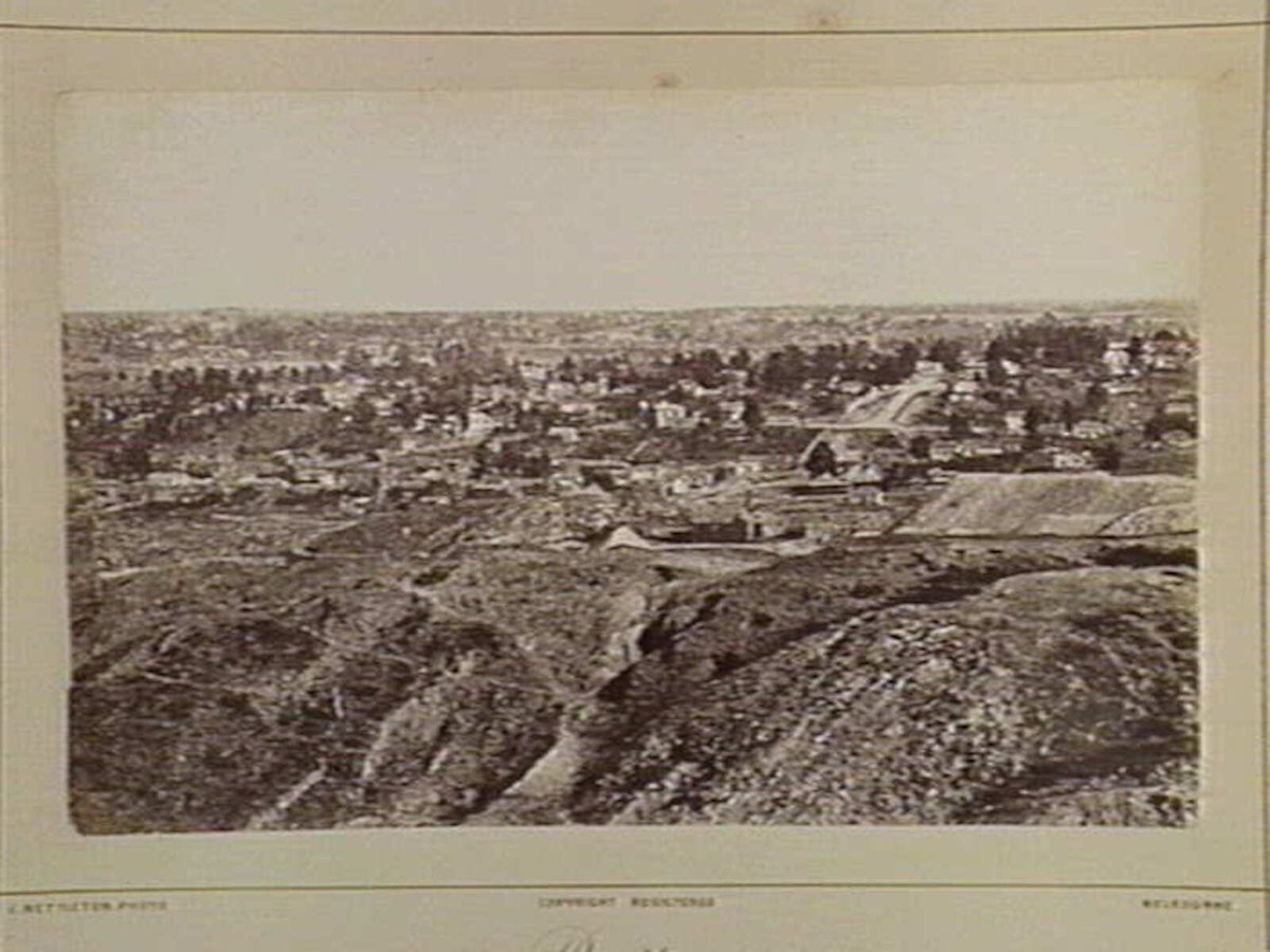 Ballarat. North View 100 Miles N from Melbourne (1870–80)