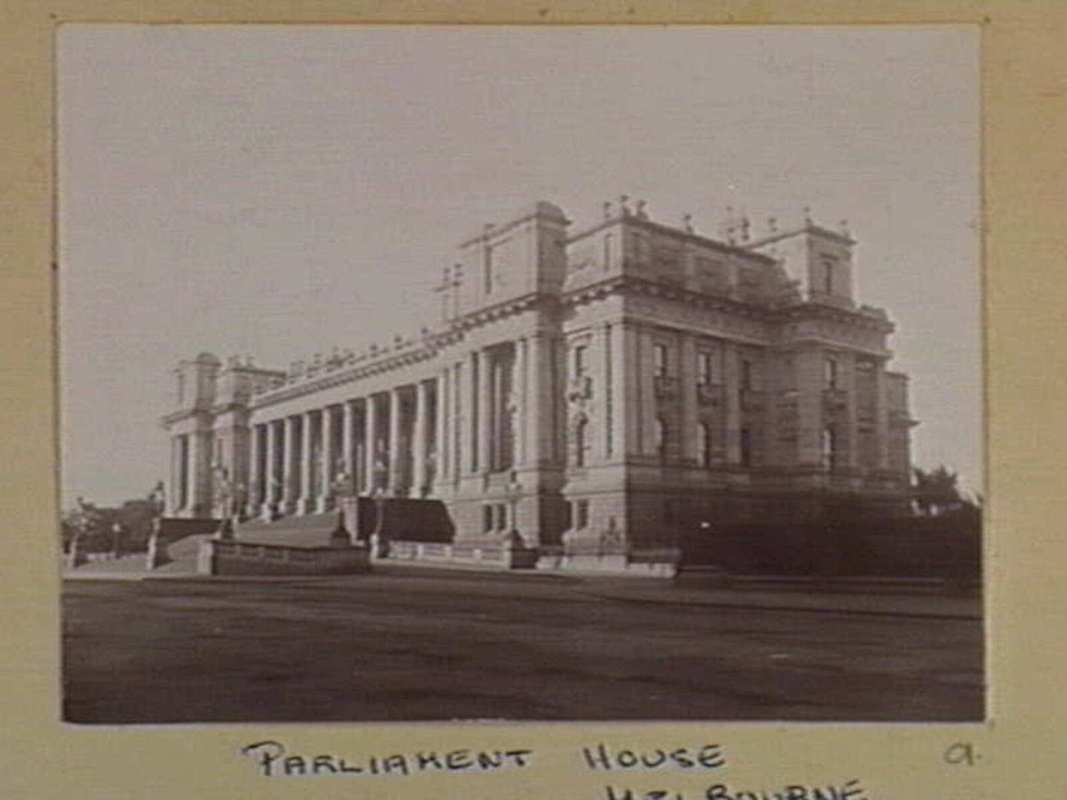 Parliament House, Melbourne, East Melbourne (c. 1901)