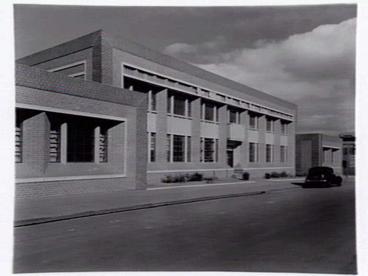 William Angliss Food Trades School, LaTrobe Street, Melbourne, designed by Percy Everett, Melbourne City (c. 1941)