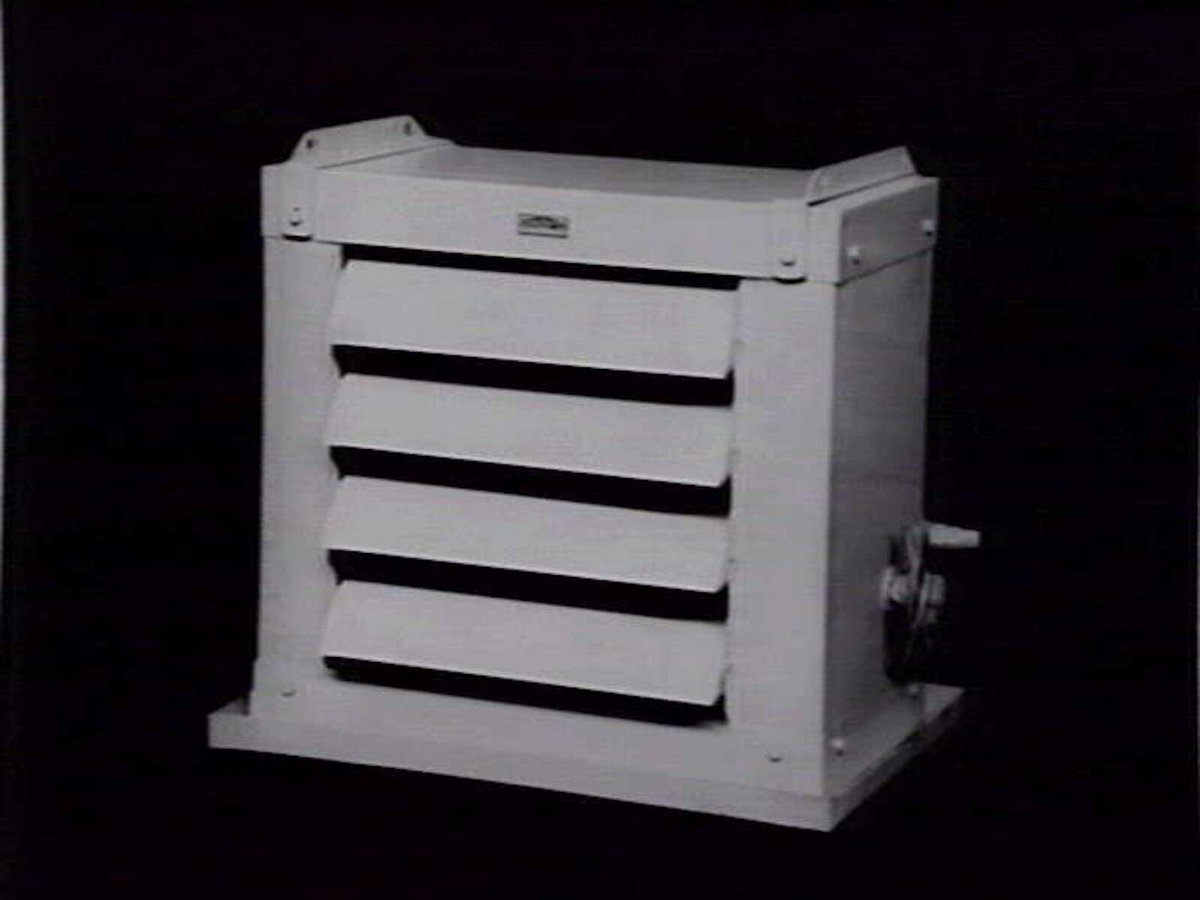 Cylinder and air conditioner made by Gordon Bros Pty Ltd, Melbourne (1940–46)