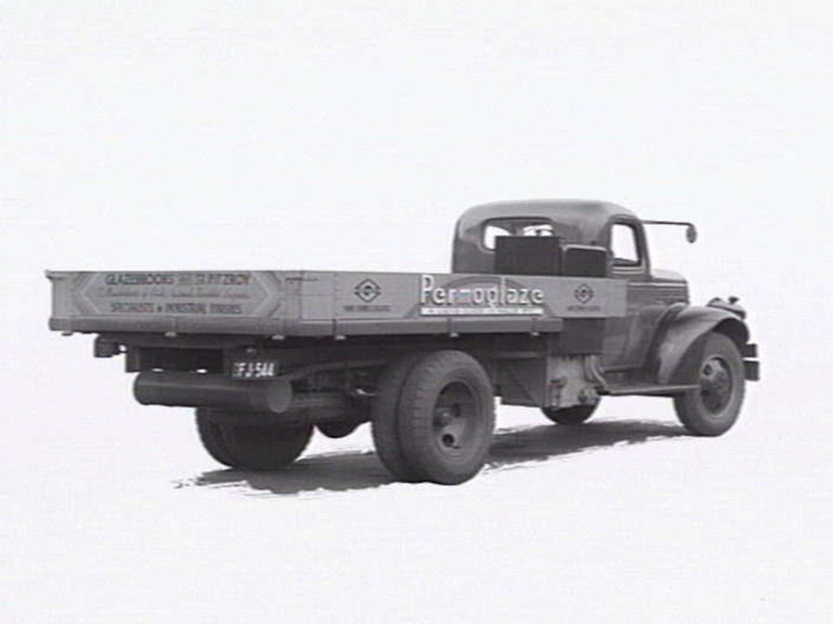 Glazebrooks Australia Pty Ltd, 81 - 87 King William Street, Fitzroy, delivery truck (c. 1943)
