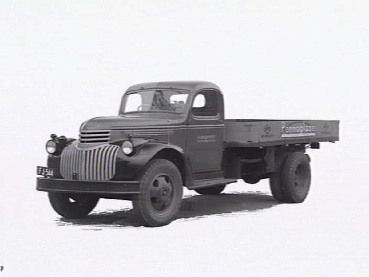 Glazebrooks Australia Pty Ltd, 81 - 87 King William Street, Fitzroy, delivery truck (c. 1943)
