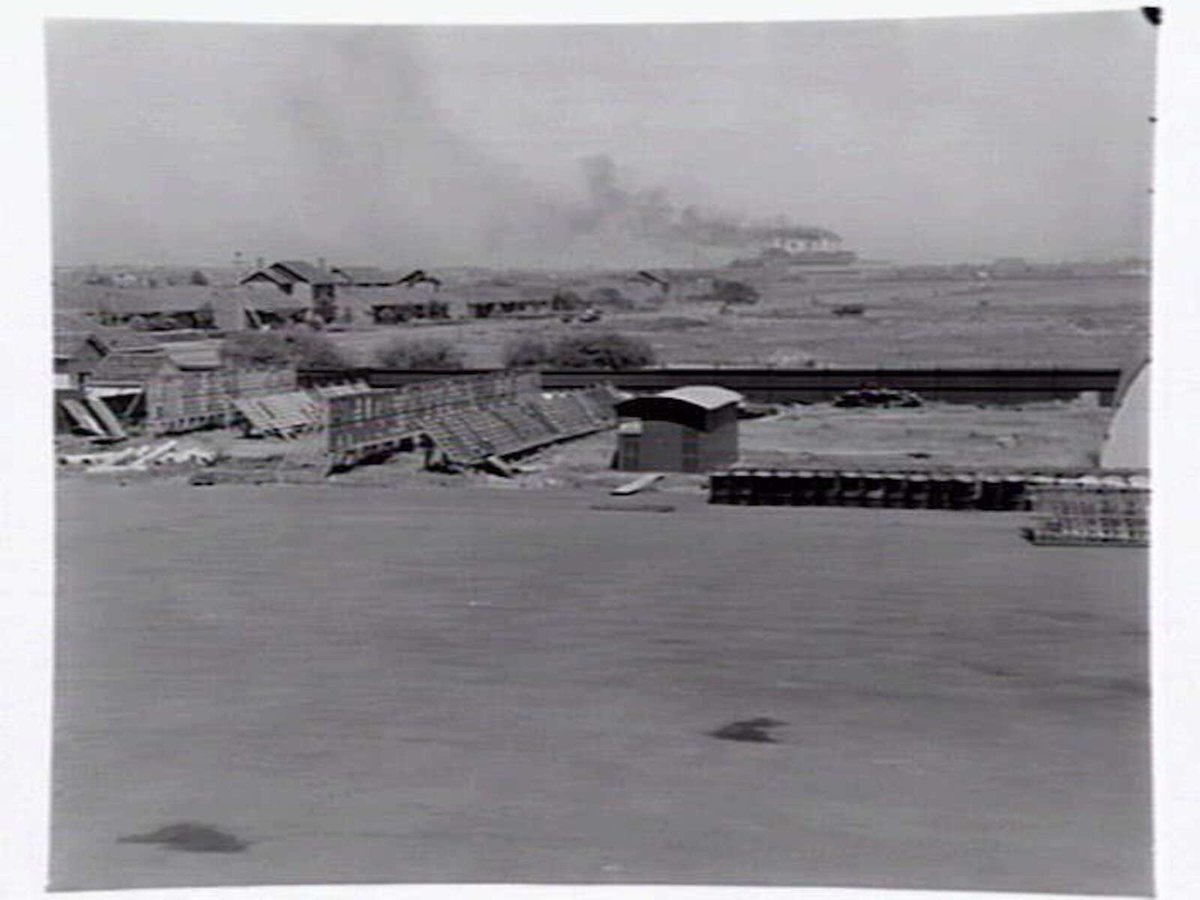 Yard of Glazebrooks (Australia) Pty. Ltd., Williamstown Road, Port Melbourne (c. 1950)