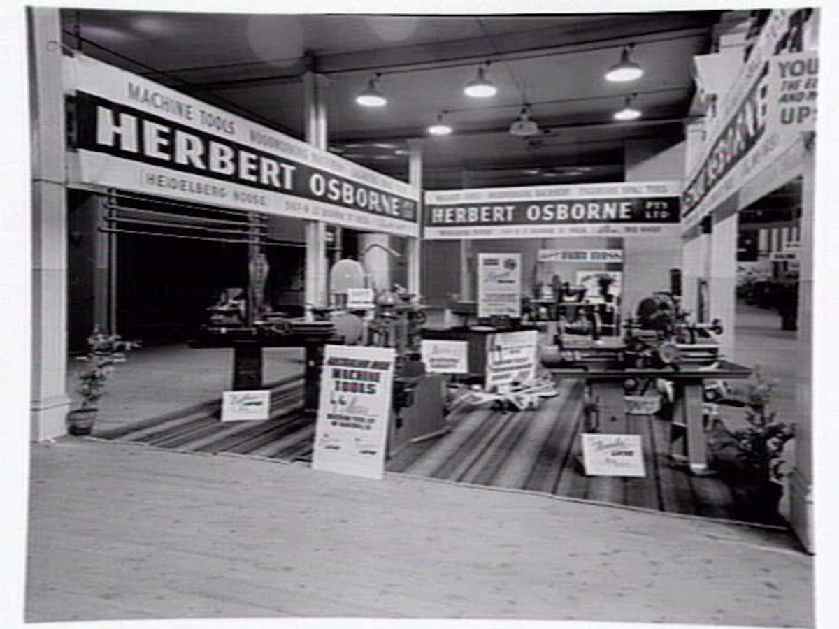 Display for Herbert Osborne Pty. Ltd., 567-9 Lt. Bourke St. at Exhibition buildings, Carlton (1951)