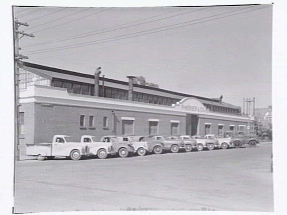 R. Werner & Co. P/L, refrigeration manufacturers, probably corner of Burnley and Buckingham Streets, Richmond, Vic (c. 1951)