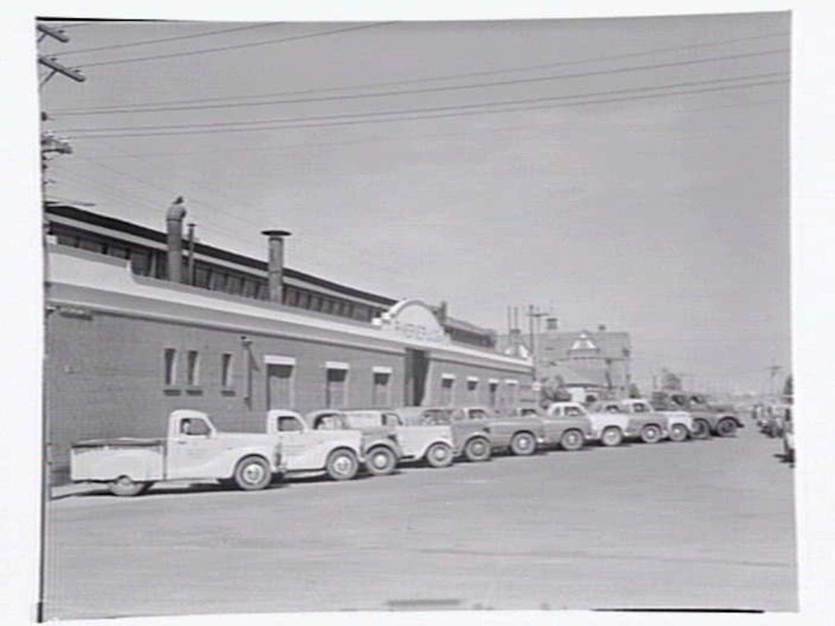 R. Werner & Co. P/L, refrigeration manufacturers, probably corner of Burnley and Buckingham Streets, Richmond, Vic (c. 1951)