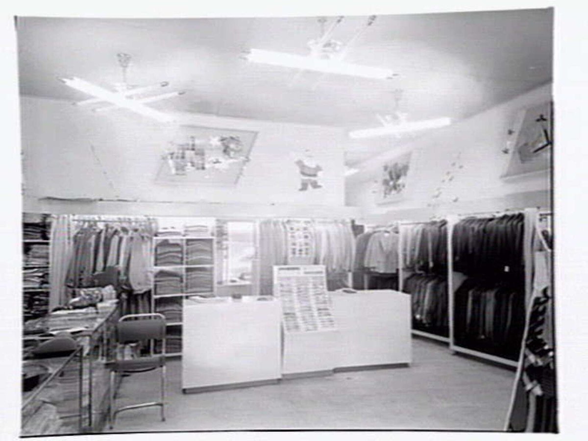 Interior, Boston Styles, Bourke Street, fashion shop, location unknown, Melbourne City (c. 1951)