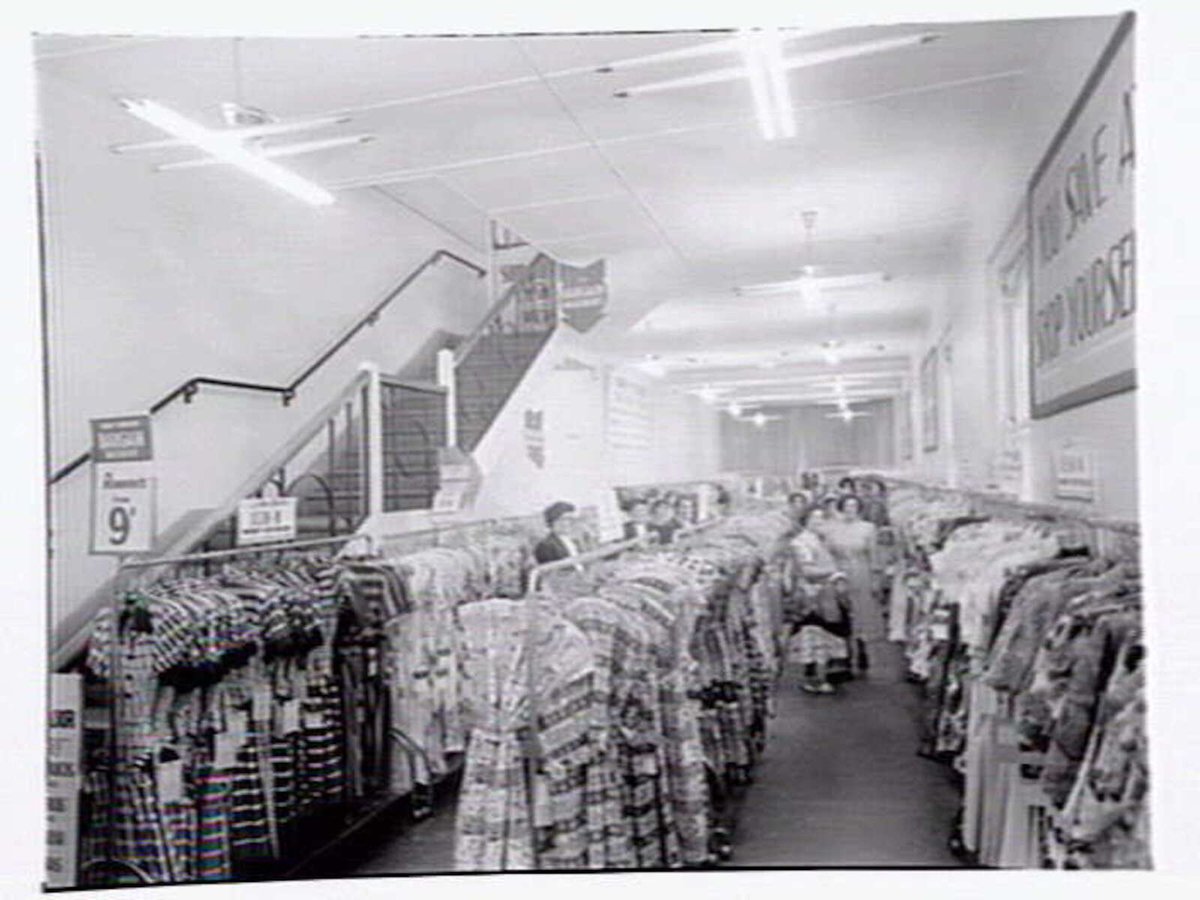 Interior of Rocks Self-Service Store, Little Collins Street, Melbourne City (1948–54)