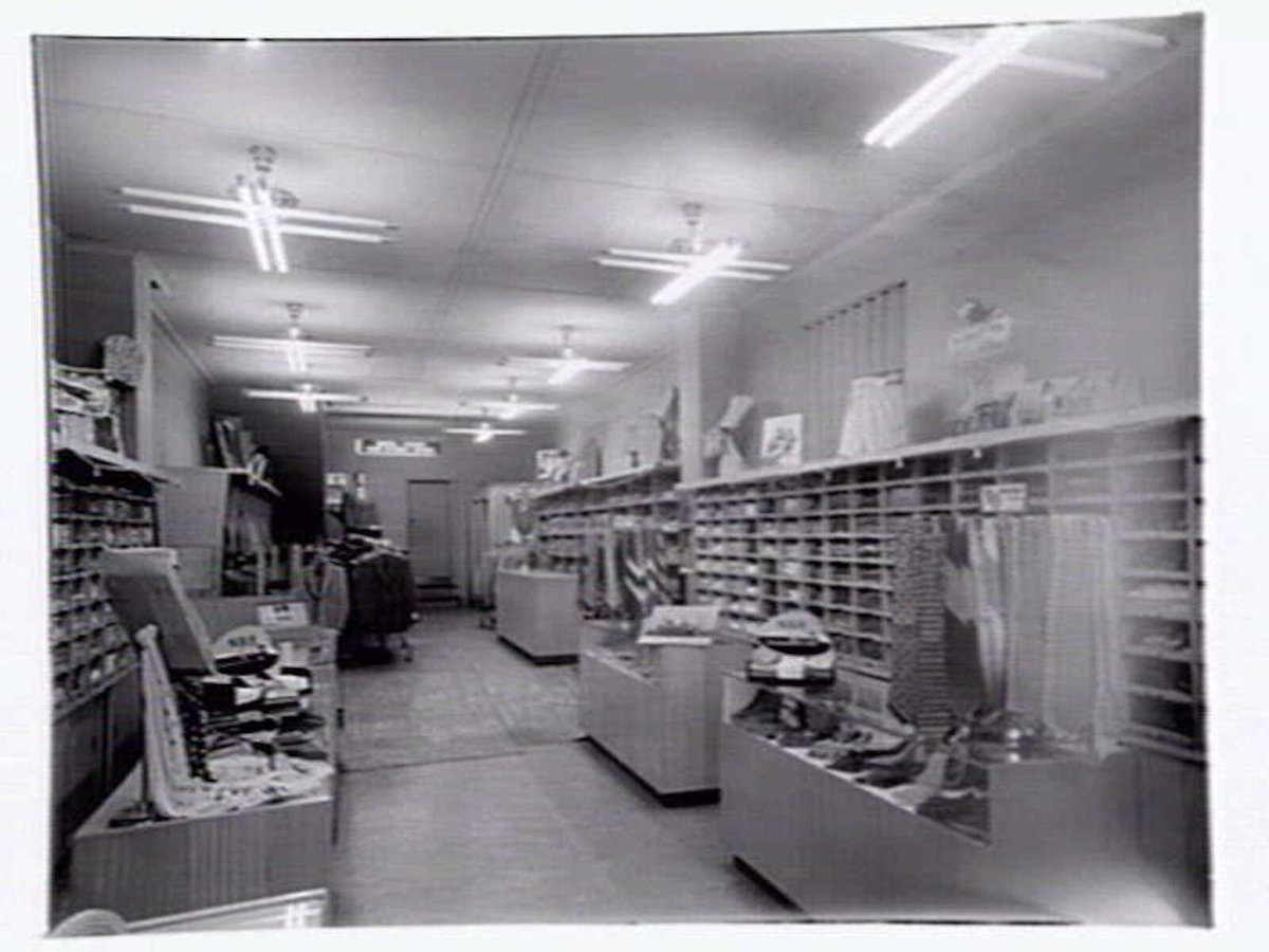 Interior, Martin Collins Menswear, 306 Little Collins Street, Melbourne, Melbourne City (c. 1951)