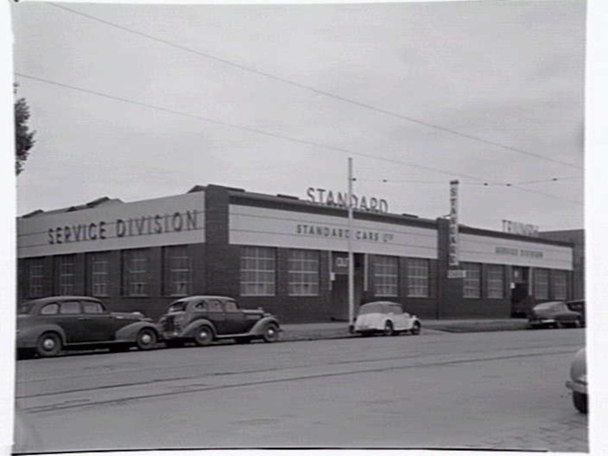 Standard Cars Ltd, Motor Car Service Division, 568 Elizabeth Street, Melbourne, Melbourne City (1948–54)