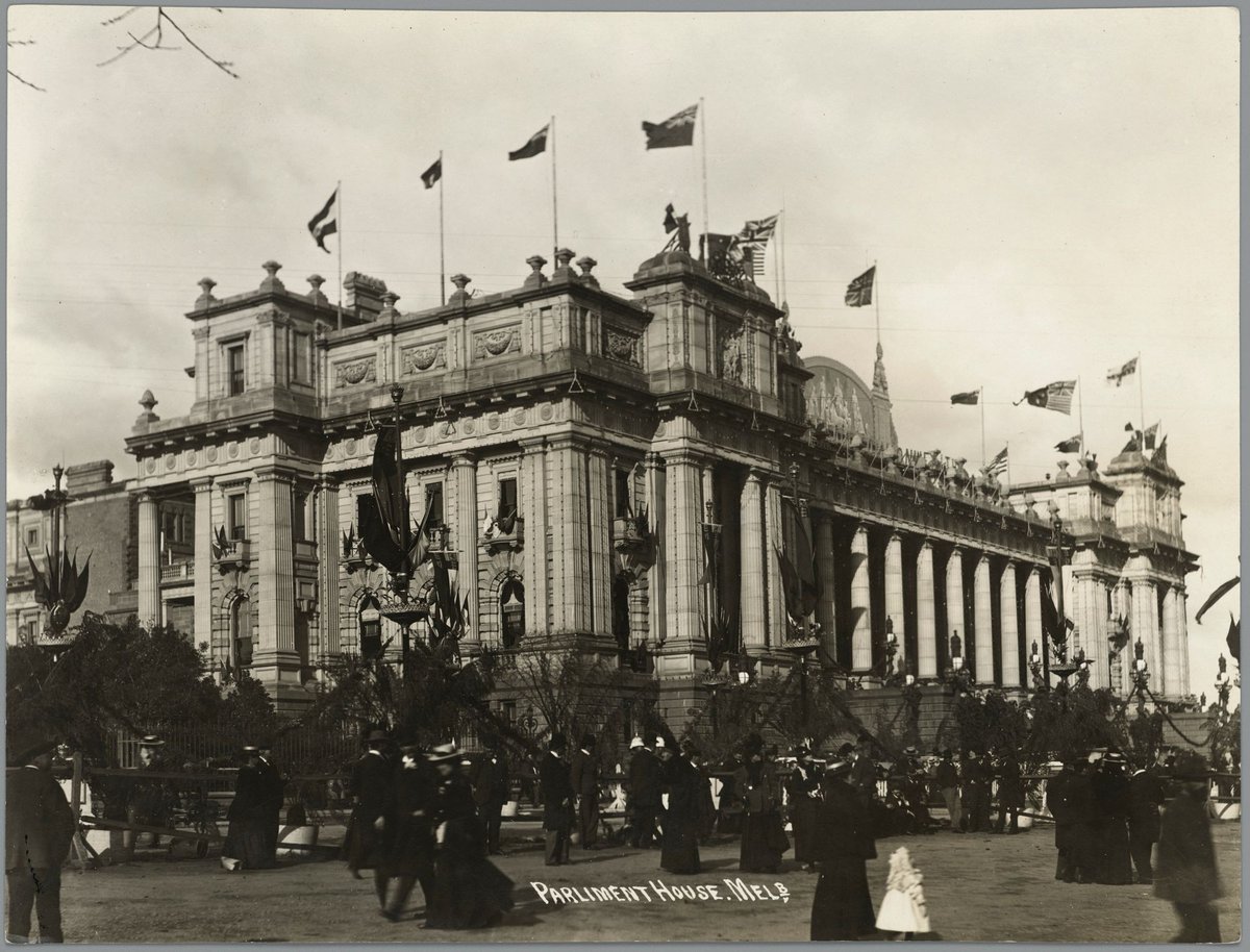 Parliment [i.e. Parliament] House. Melb. [i.e. Melbourne] (1939)