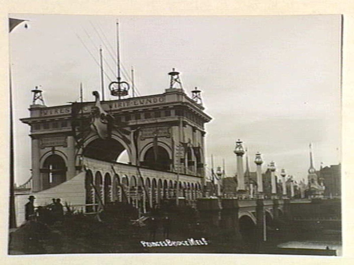 Princes Bridge Melb. [i.e. Melbourne], Melbourne City (1939)