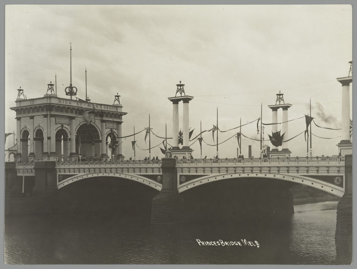 Princes Bridge Melb. [i.e. Melbourne], Melbourne City (1939)