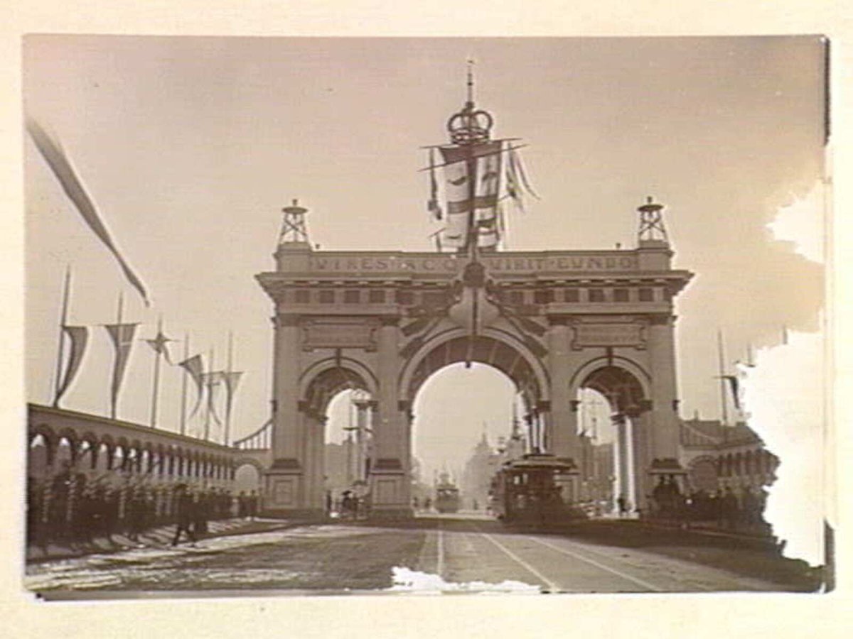 Princes Bridge, Melbourne City (c. 1901)