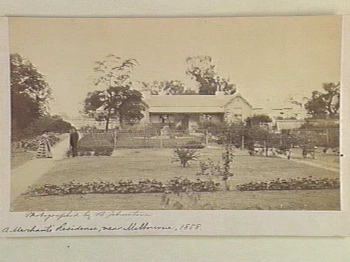 A Merchants Residence, near Melbourne, 1858