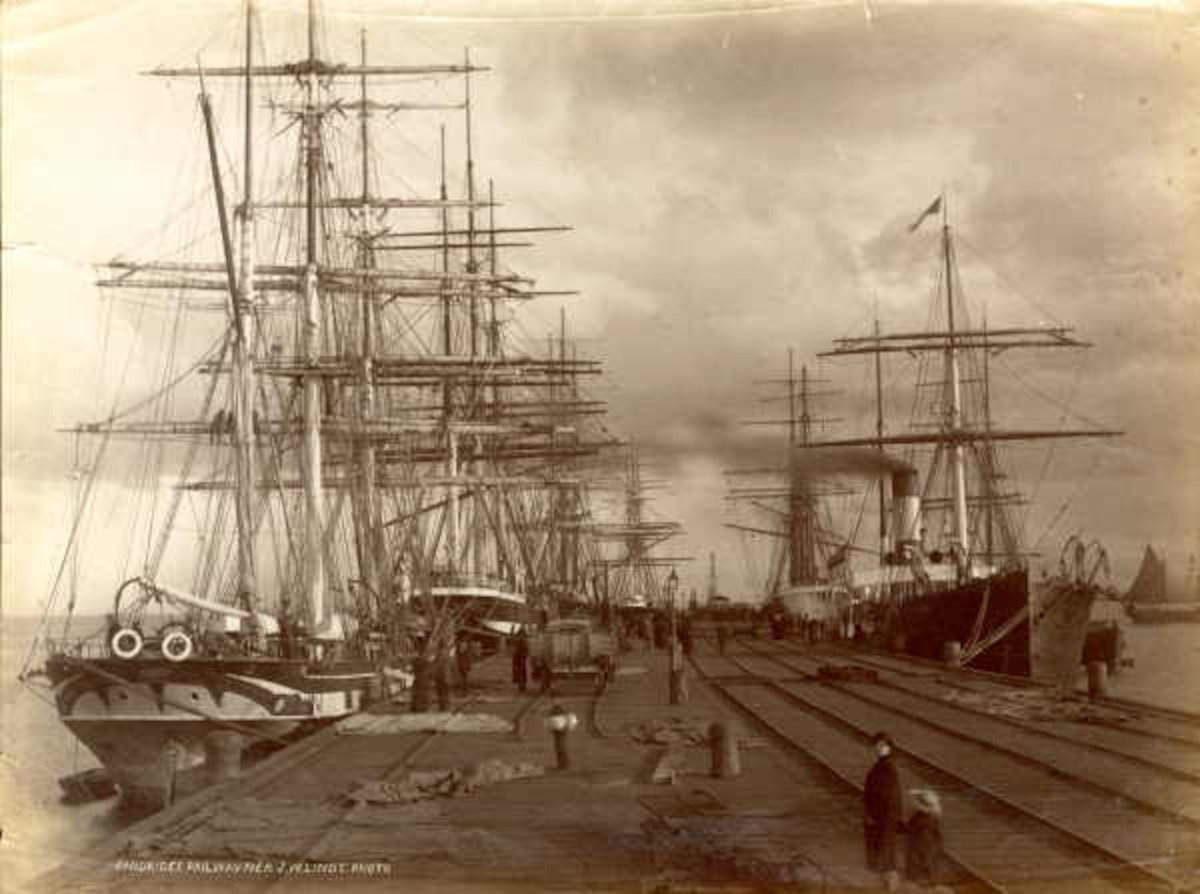Sandridge Railway Pier, Port Melbourne (1880s)