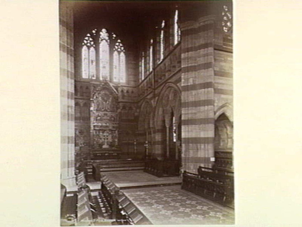 Melbourne. St. Paul's Cathedral. "The Choir", Melbourne City (1880s)
