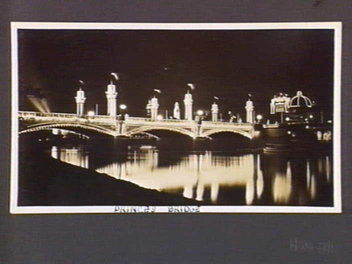 Princes Bridge [Melbourne], Melbourne City (1934)