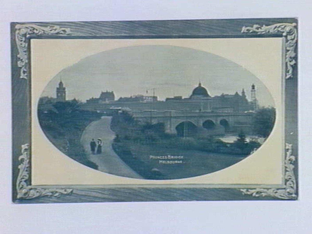 Princes Bridge. Melbourne, Melbourne City (c. 1908)