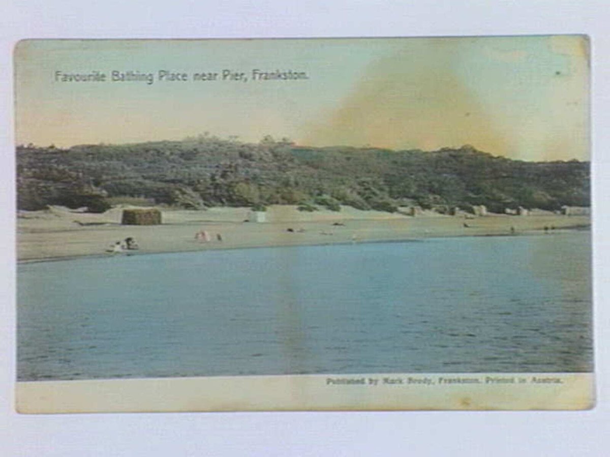 Favourite Bathing Place near Pier, Frankston (c. 1907)