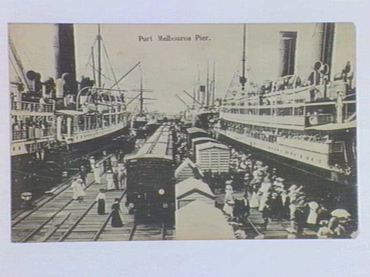 Port Melbourne Pier (c. 1910)
