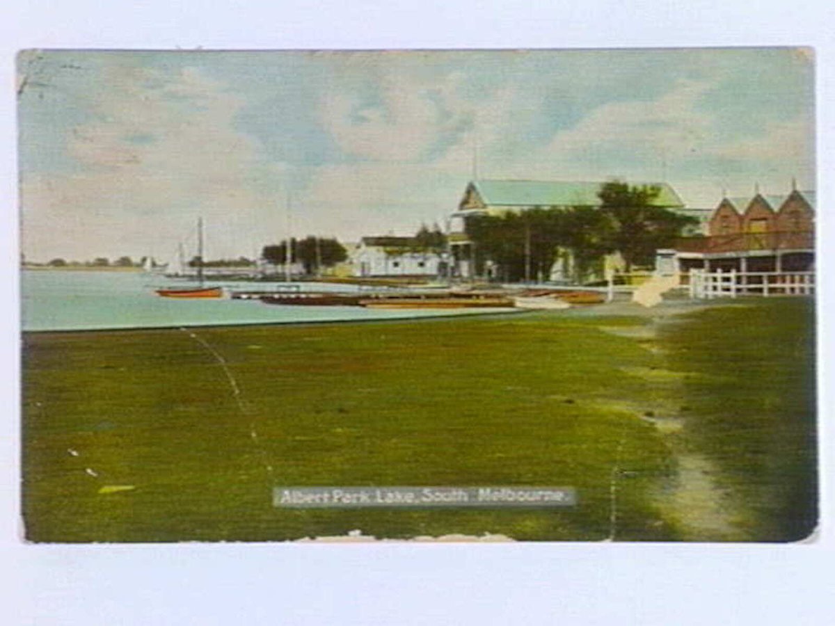 Albert Park Lake, South Melbourne (c. 1906)