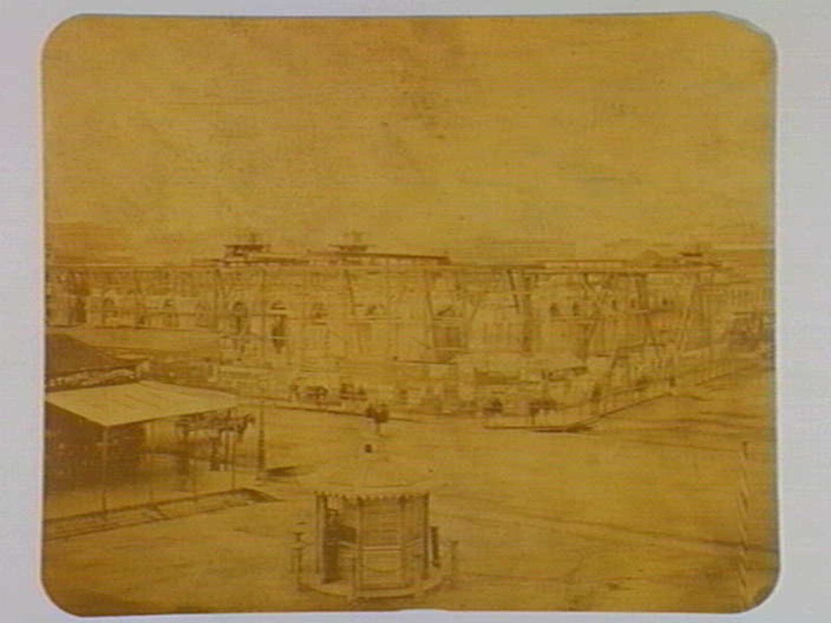 Construction of Post Office, Bourke Street, Melbourne, Melbourne City (1861)
