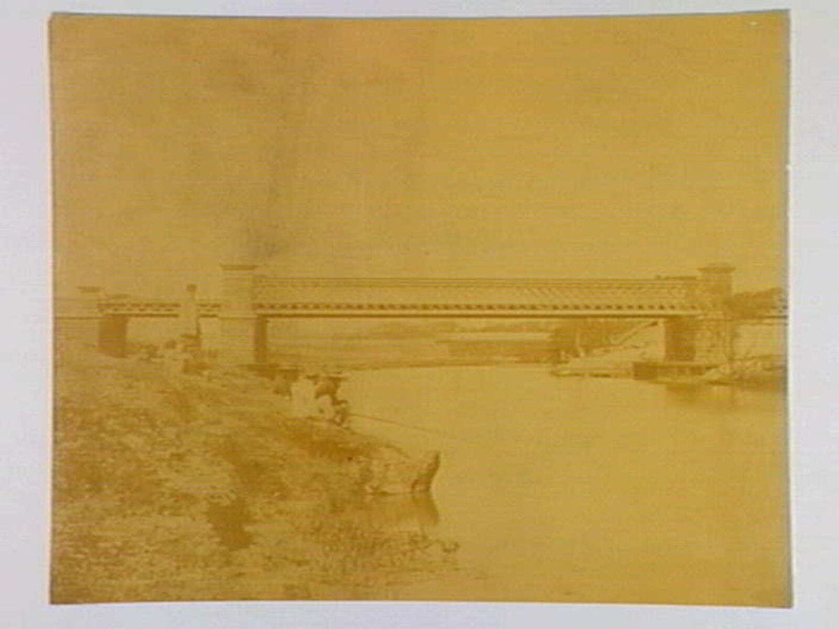 Melbourne and Suburban Railway Company's Bridge, South Yarra (1861)