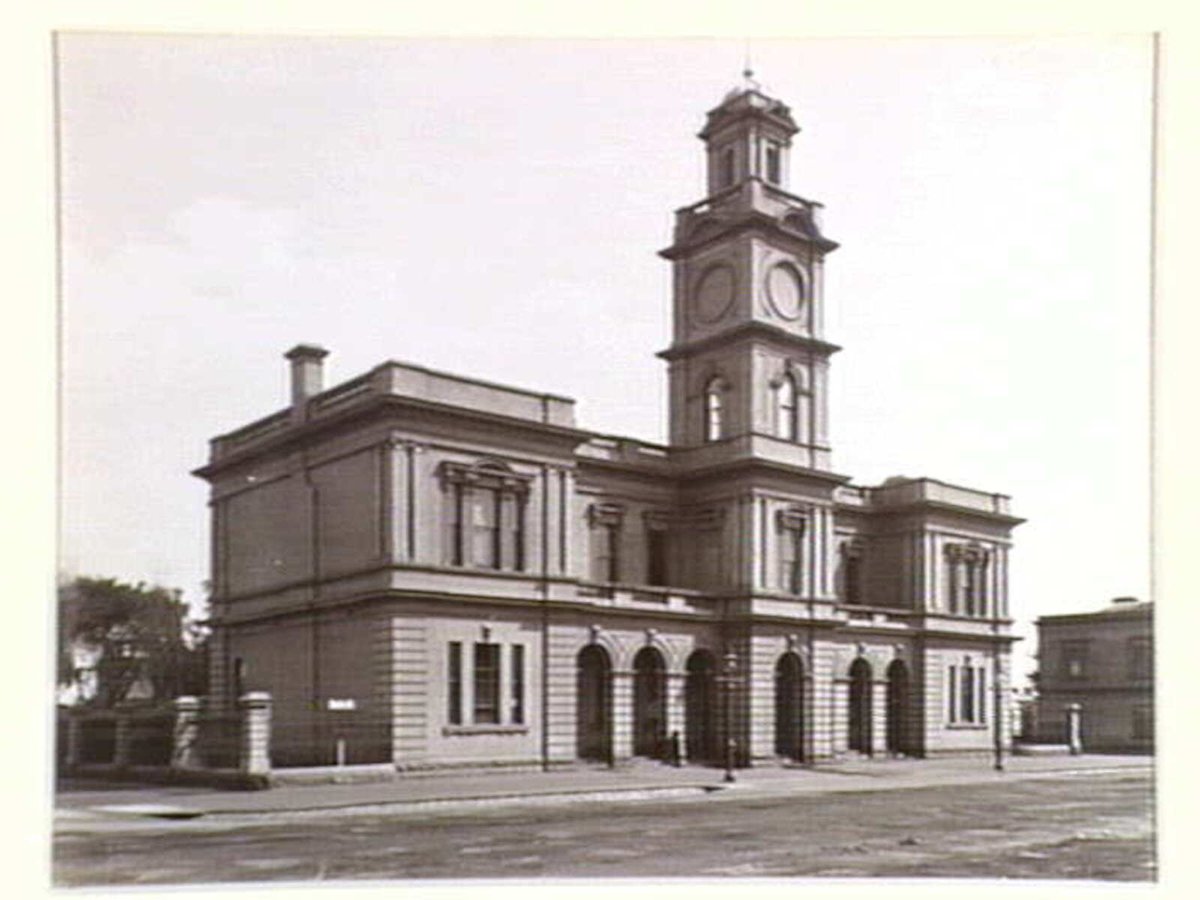 Town Hall Sandridge picture, Port Melbourne (1876–94)