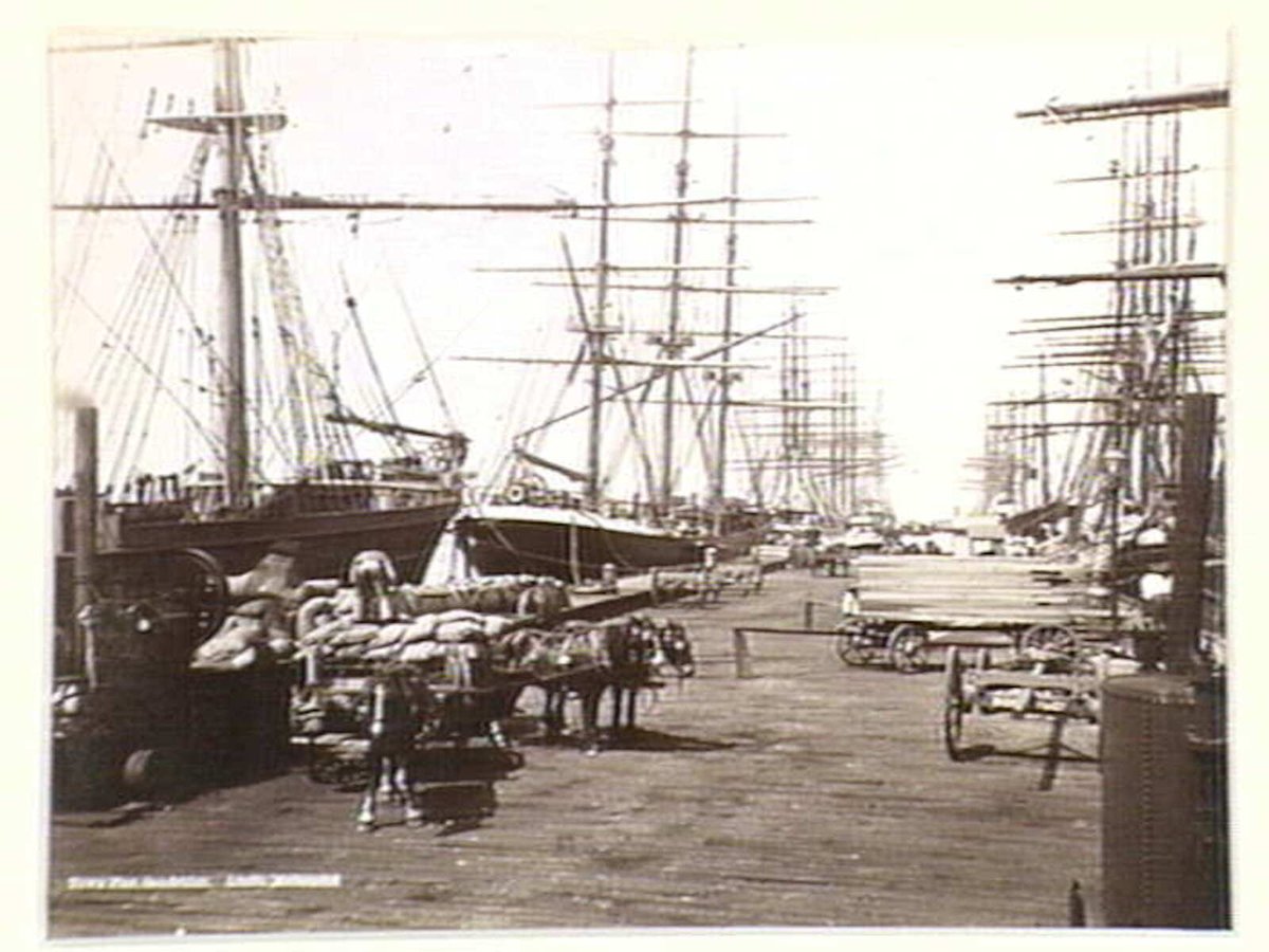 Town Pier, Sandridge, Port Melbourne (1876–94)