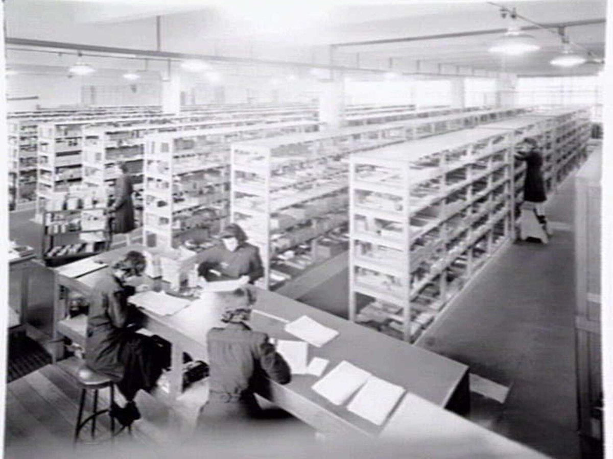 STORE STEWARY ST. R'MOND i.e. Richmond, part of war effort in aircraft manufacture (c. 1943)