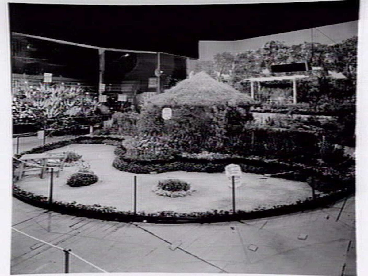 Garden display by C.H. Isaac, Carnegie, at garden show (1947)