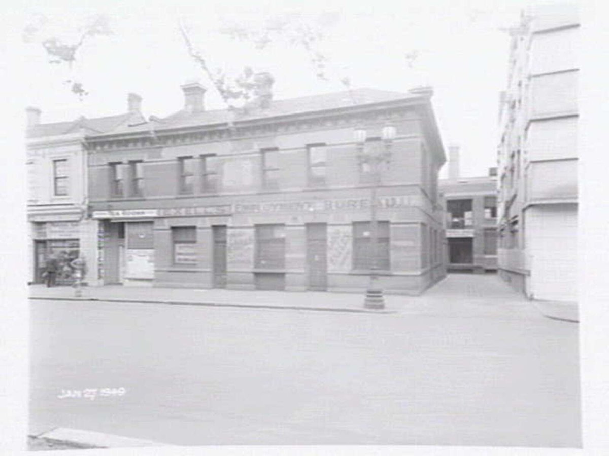 Exell's Employment Bureau, 225-229 King St, Melbourne City (1949)