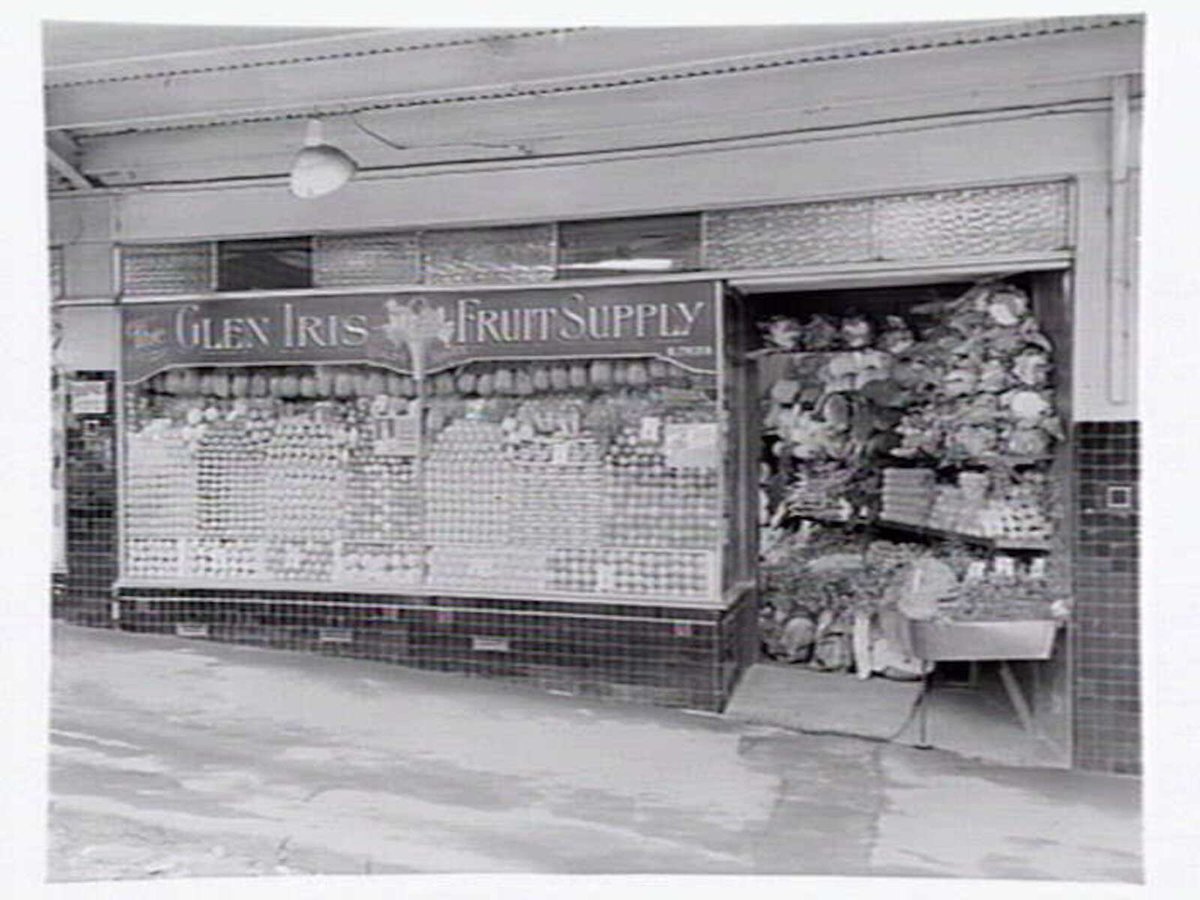 Glen Iris Fruit Supply, 1525 High St., Glen Iris (1949)