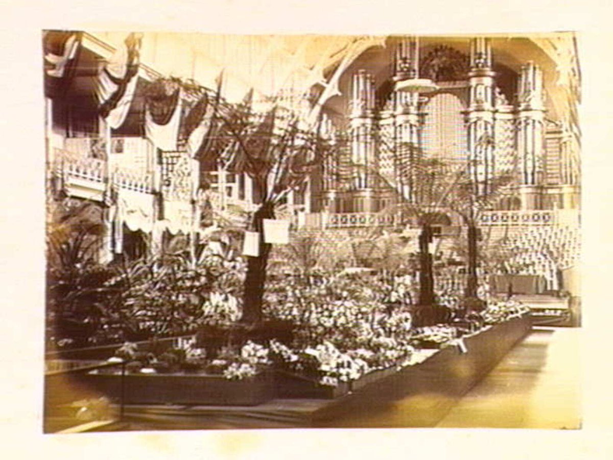 Flower Show Melbourne Exibition [i.e. Exhibition] (1885–87)