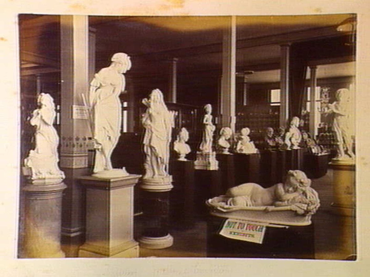 Interior Melborne Exibition [i.e. Melbourne Exhibition] (1885–87)