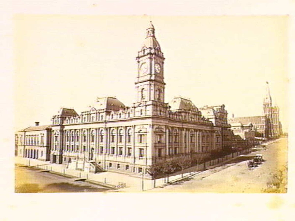 Town Hall Melborne [i.e. Melbourne] (1885–87)