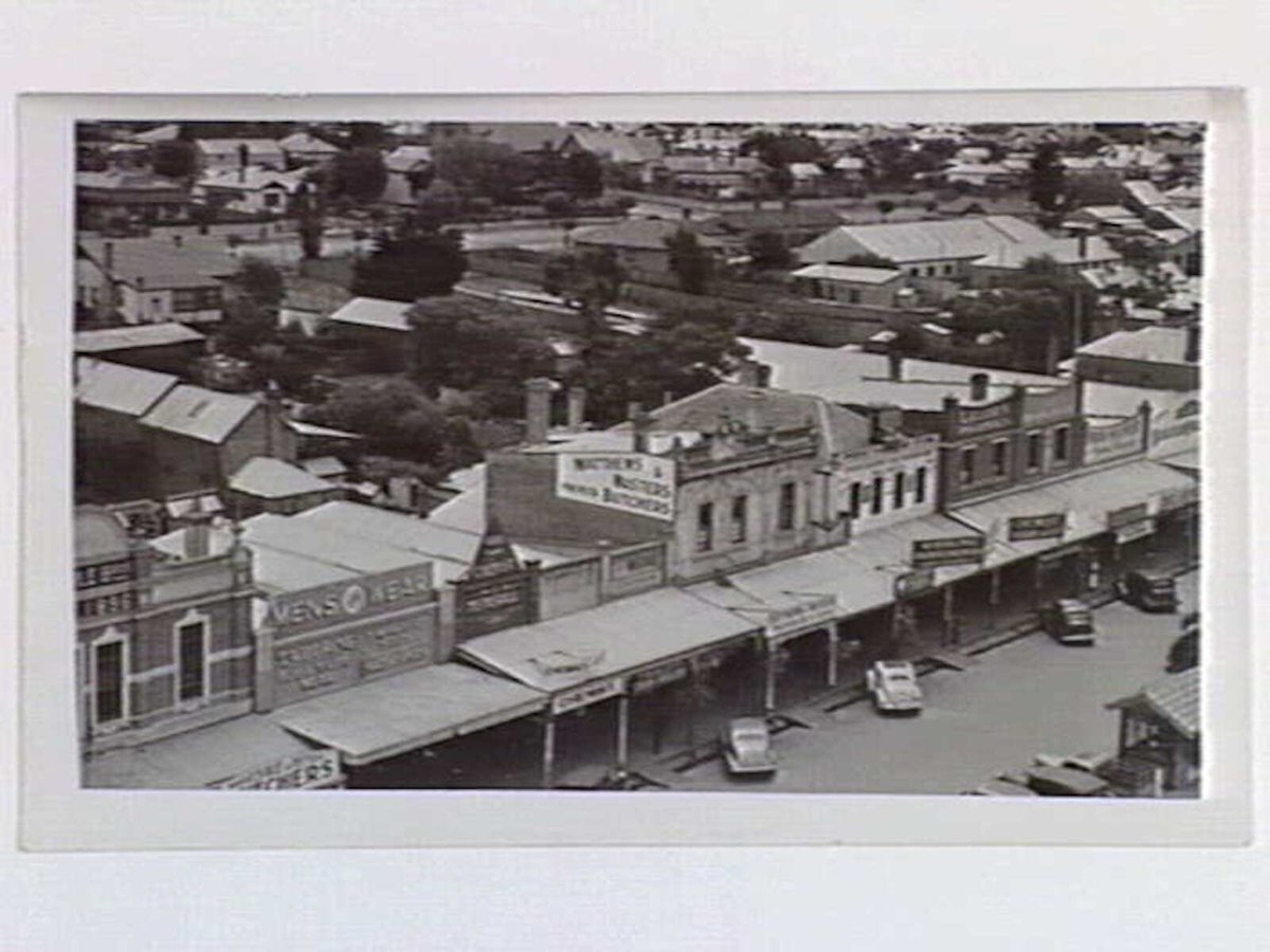 Elevated view of Dandenong (1938)