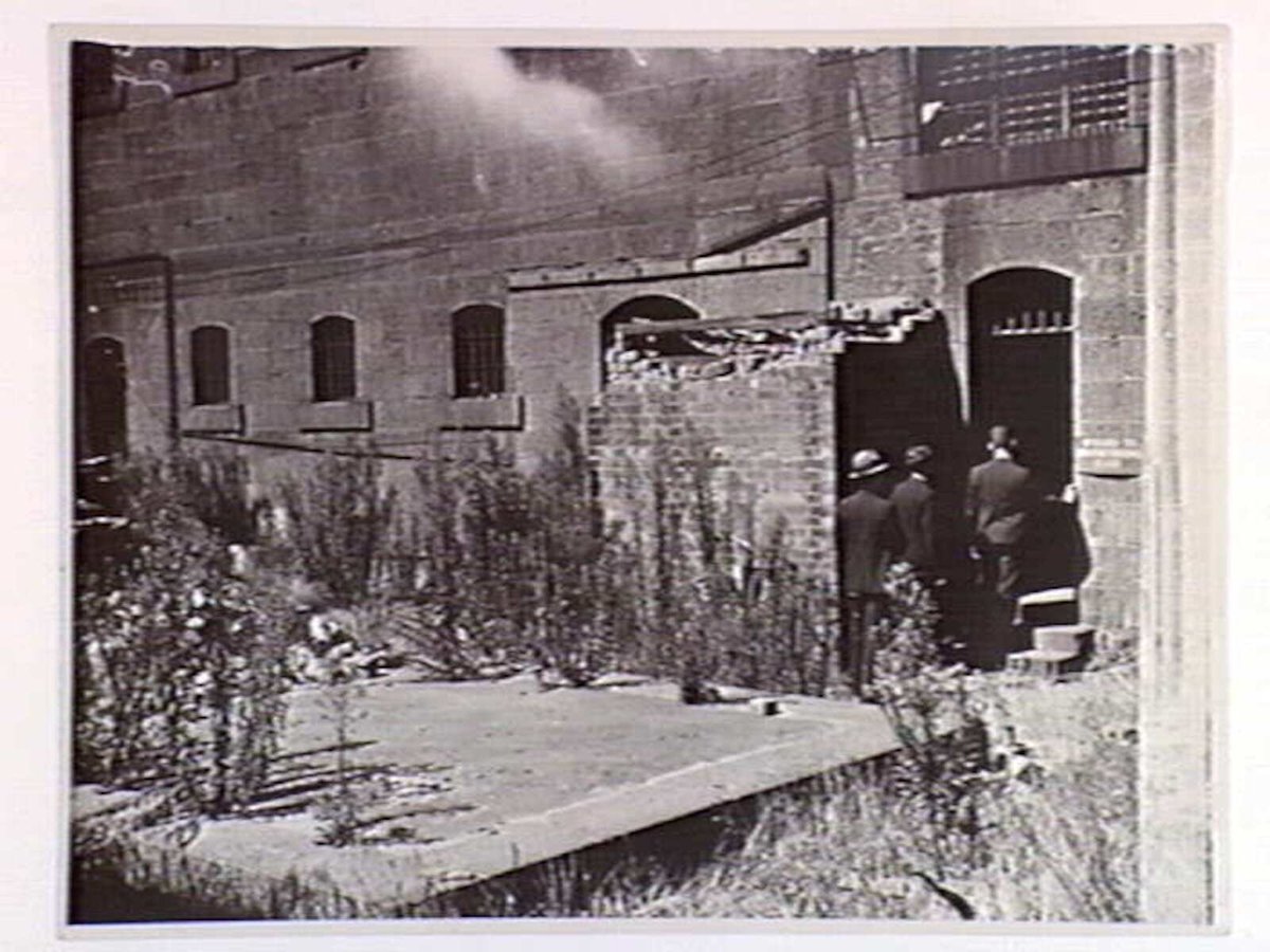Old Melbourne Gaol, cnr. Russell and Victoria Streets, Melbourne City (1937)